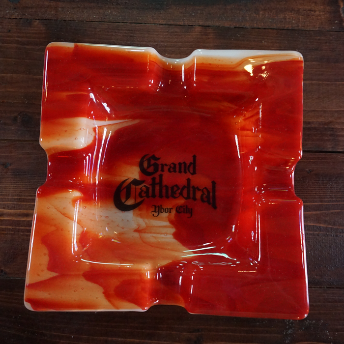 Grand Cathedral Cigars Red Ashtray